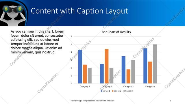 Content with Caption presentation slide layout