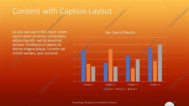 Content with Caption presentation slide layout