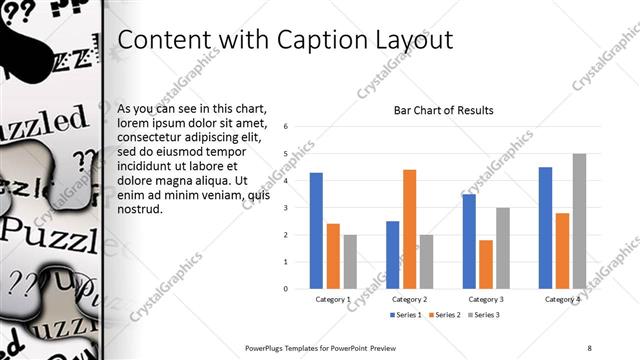Content with Caption presentation slide layout