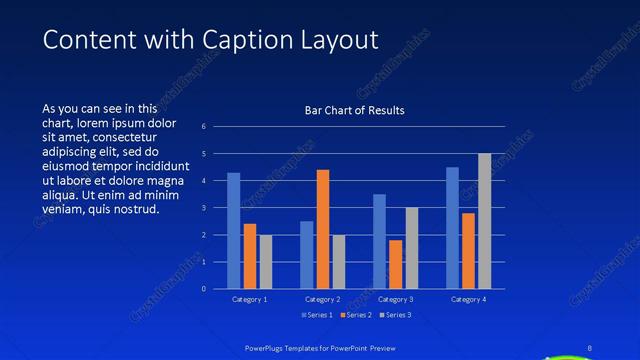 Content with Caption presentation slide layout