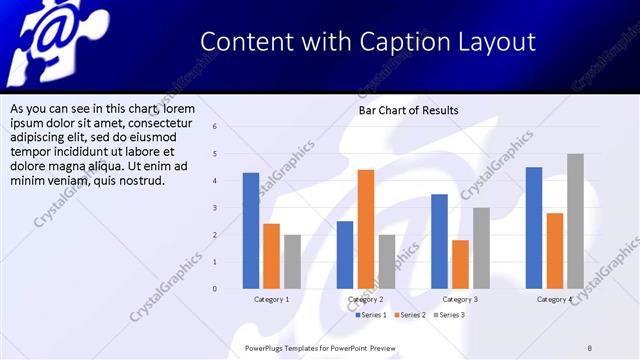 Content with Caption presentation slide layout