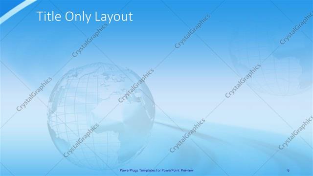 Title Only presentation slide layout