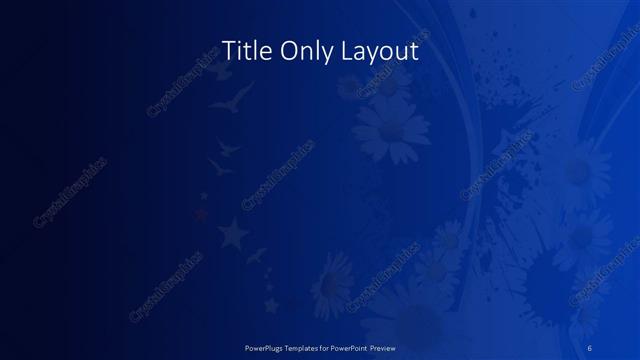 Title Only presentation slide layout