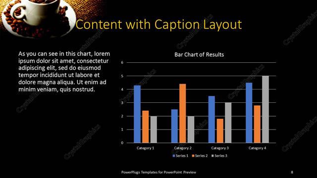 Content with Caption presentation slide layout