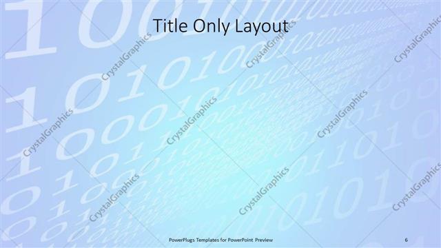Title Only presentation slide layout