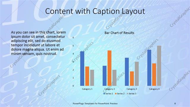 Content with Caption presentation slide layout