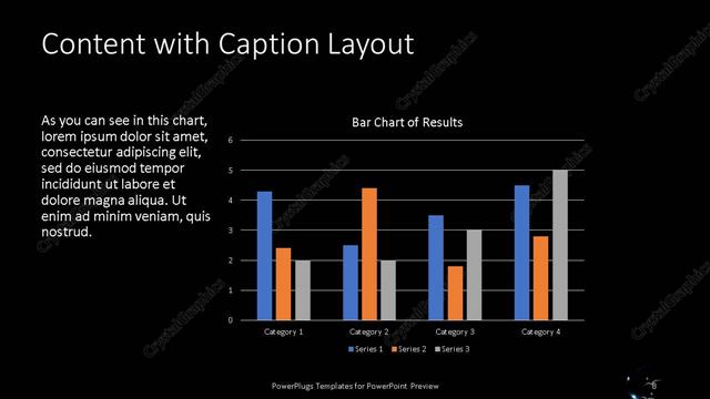 Content with Caption presentation slide layout