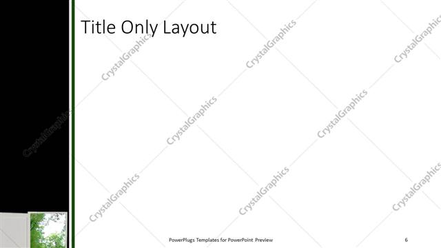 Title Only presentation slide layout