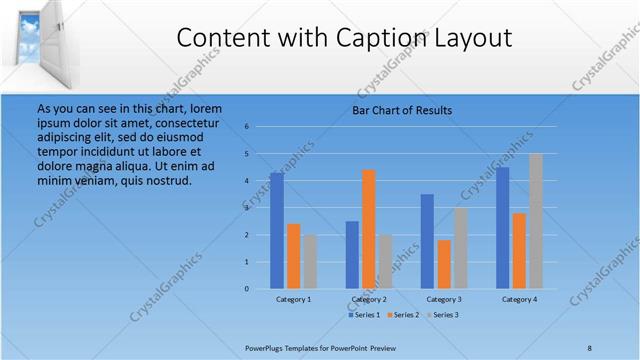 Content with Caption presentation slide layout