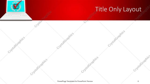 Title Only presentation slide layout