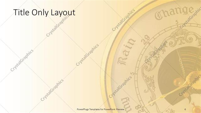 Title Only presentation slide layout