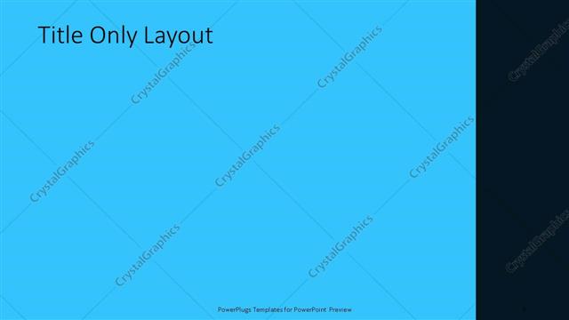 Title Only presentation slide layout