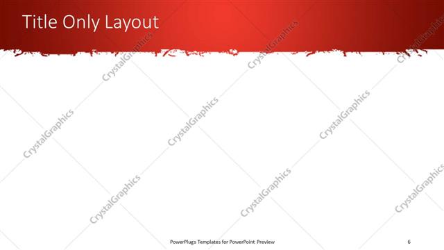 Title Only presentation slide layout