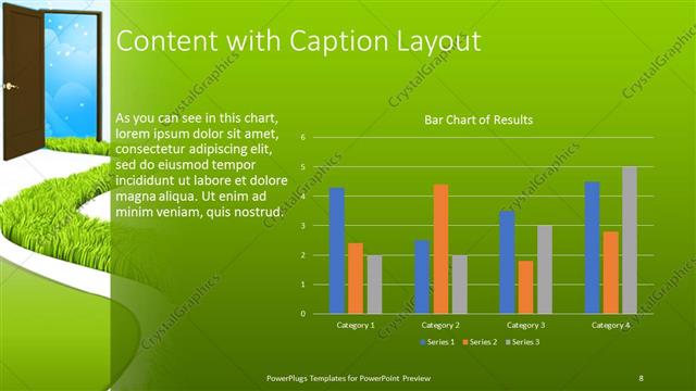 Content with Caption presentation slide layout
