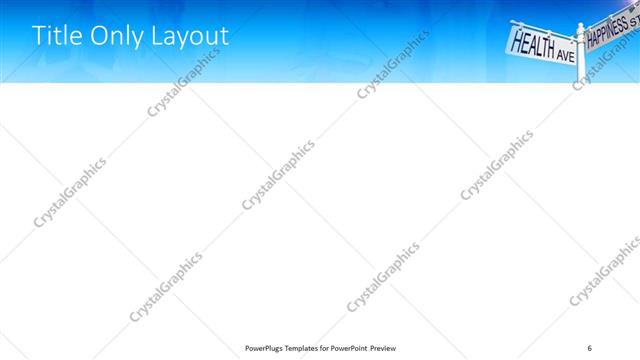 Title Only presentation slide layout