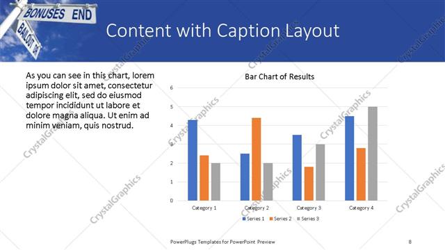 Content with Caption presentation slide layout