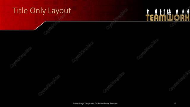 Title Only presentation slide layout