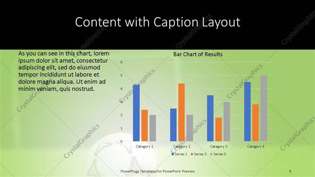 Content with Caption presentation slide layout