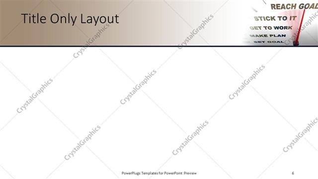 Title Only presentation slide layout