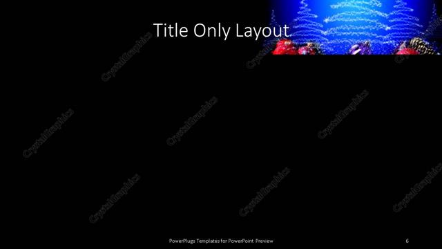 Title Only presentation slide layout