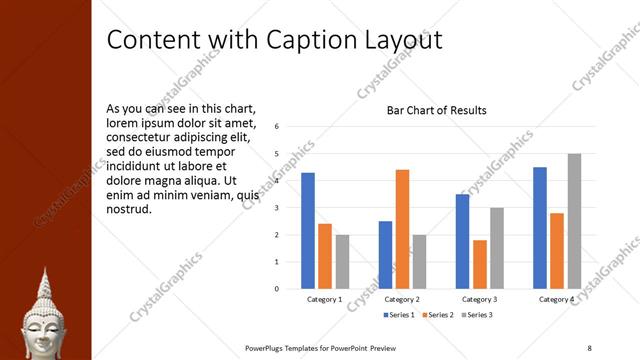 Content with Caption presentation slide layout