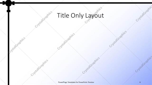 Title Only presentation slide layout