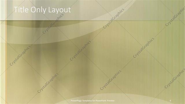 Title Only presentation slide layout