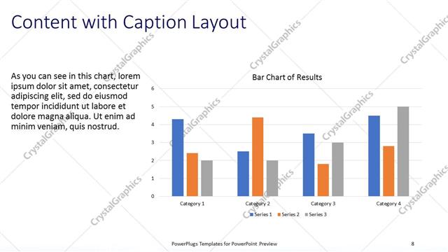 Content with Caption presentation slide layout