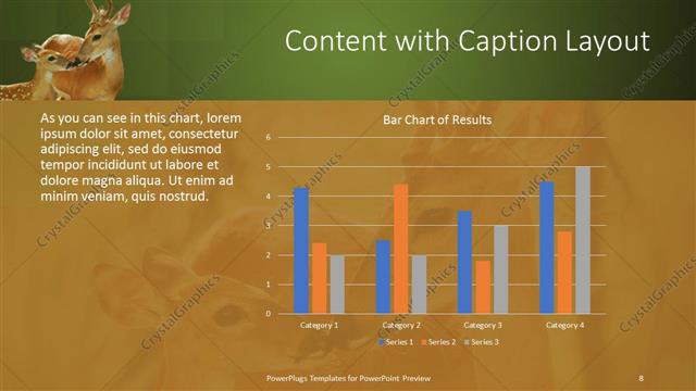 Content with Caption presentation slide layout