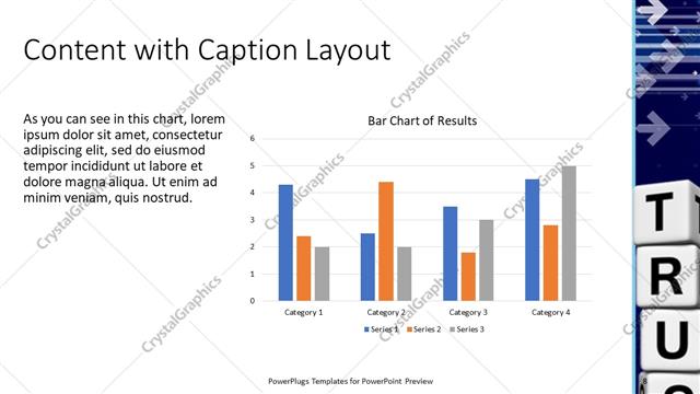 Content with Caption presentation slide layout