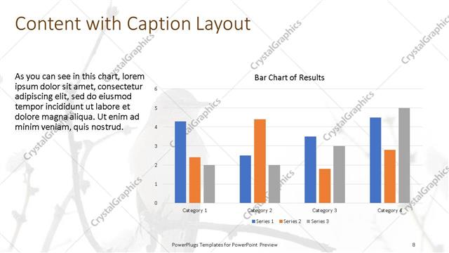 Content with Caption presentation slide layout