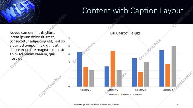 Content with Caption presentation slide layout