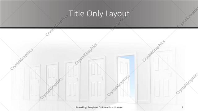 Title Only presentation slide layout