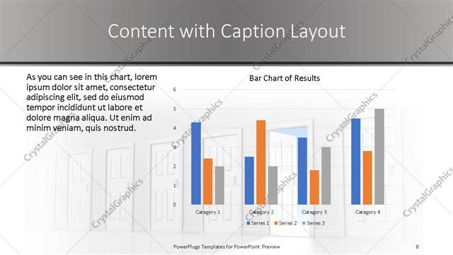 Content with Caption presentation slide layout