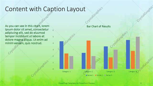 Content with Caption presentation slide layout