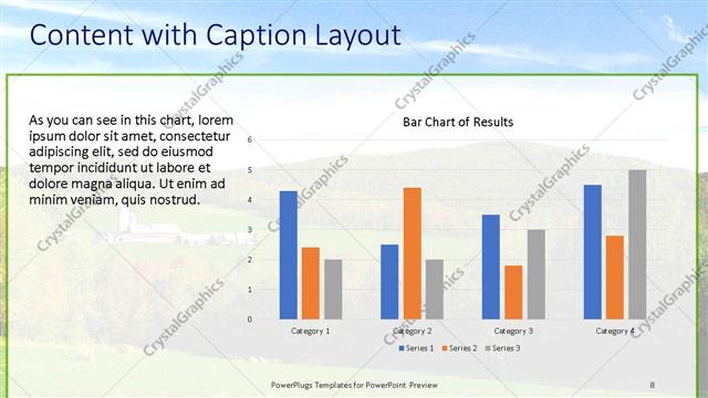 Content with Caption presentation slide layout