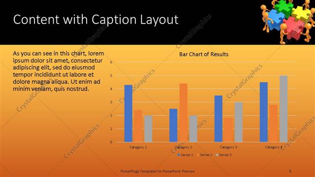 Content with Caption presentation slide layout