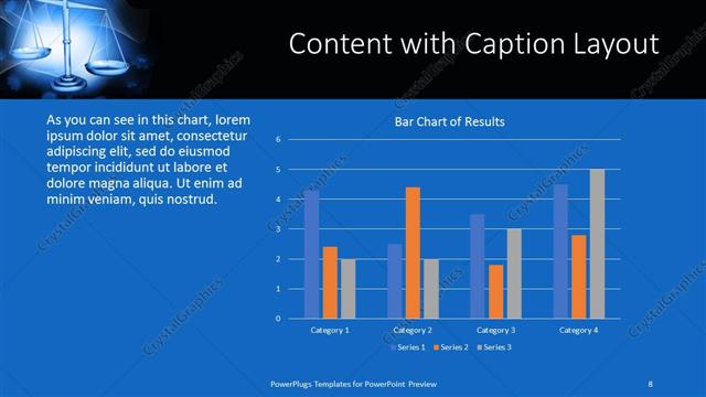 Content with Caption presentation slide layout