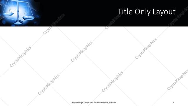 Title Only presentation slide layout