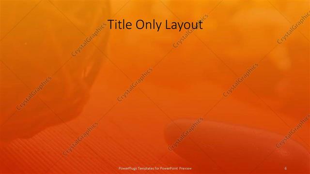 Title Only presentation slide layout