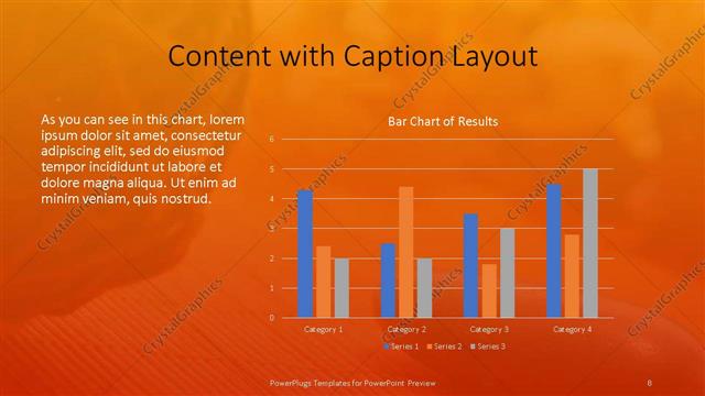 Content with Caption presentation slide layout