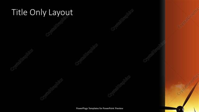 Title Only presentation slide layout