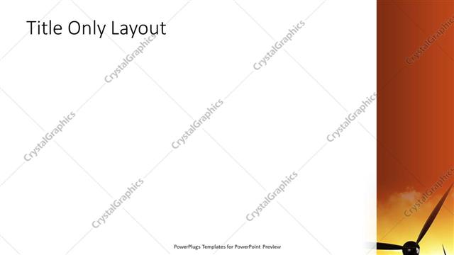 Title Only presentation slide layout