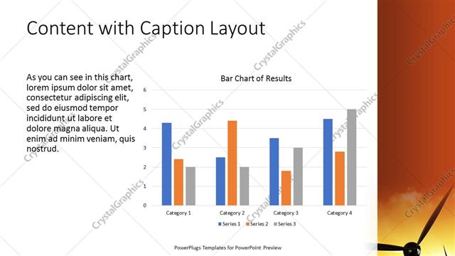 Content with Caption presentation slide layout