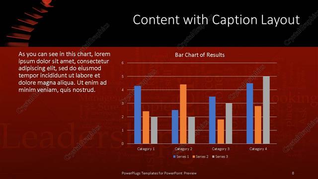 Content with Caption presentation slide layout