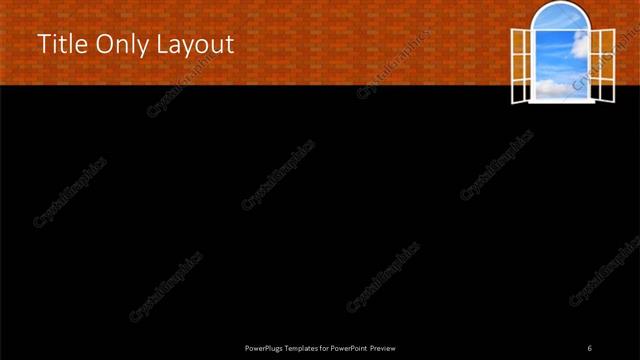 Title Only presentation slide layout