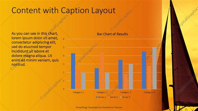 Content with Caption presentation slide layout
