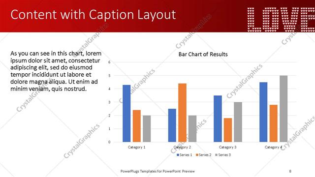 Content with Caption presentation slide layout