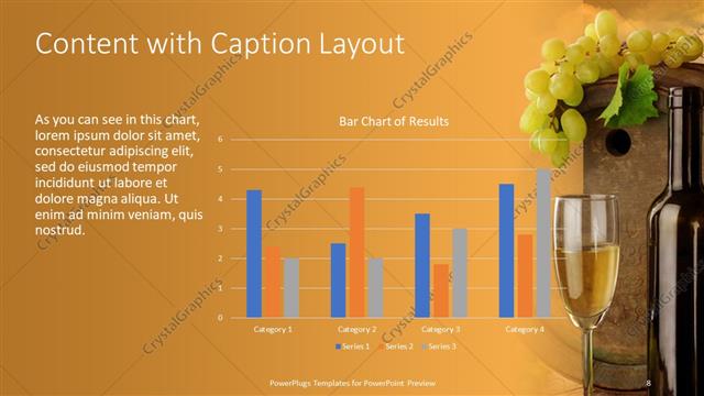 Content with Caption presentation slide layout