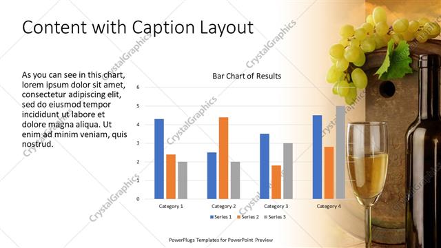 Content with Caption presentation slide layout